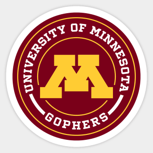 Gophers - Circle Design Sticker